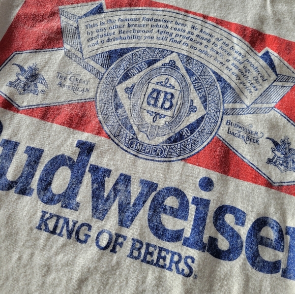 Mens Beer City Budweiser T szS - Picture 3 of 3